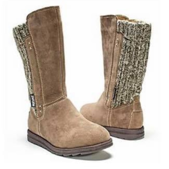 Muk Luks Shoes - Muk Luks Tan Boots worn twice